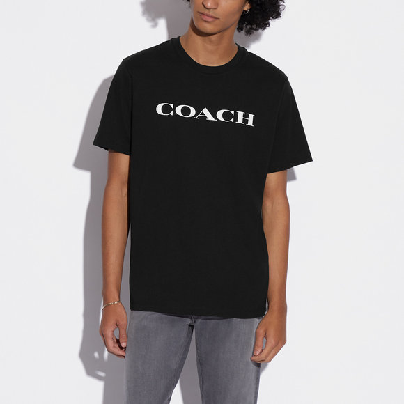 NWT Coach Outlet Essential T Shirt In Organic Cotton - Picture 4 of 6